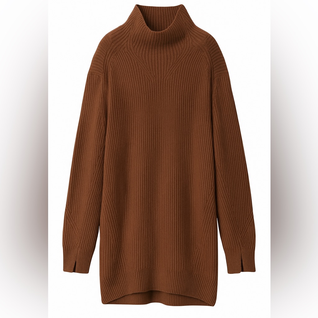 Rag And Bone Pierce Cashmere Turtleneck Sweater Dress